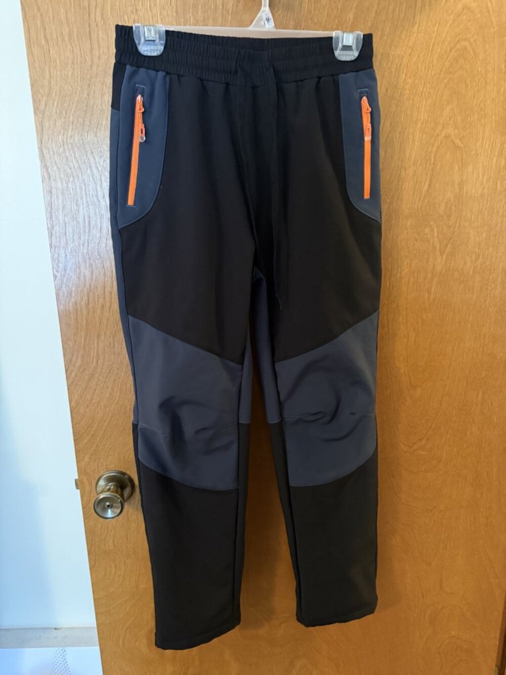 MoFiz Kids Waterproof Snow Ski Pants Winter Warm Fleece Snowboard Pants Large
